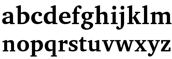 Veleka-Bold Font LOWERCASE