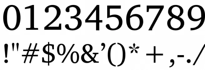 Veleka-Regular Font OTHER CHARS