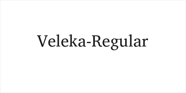 Veleka-Regular Logo