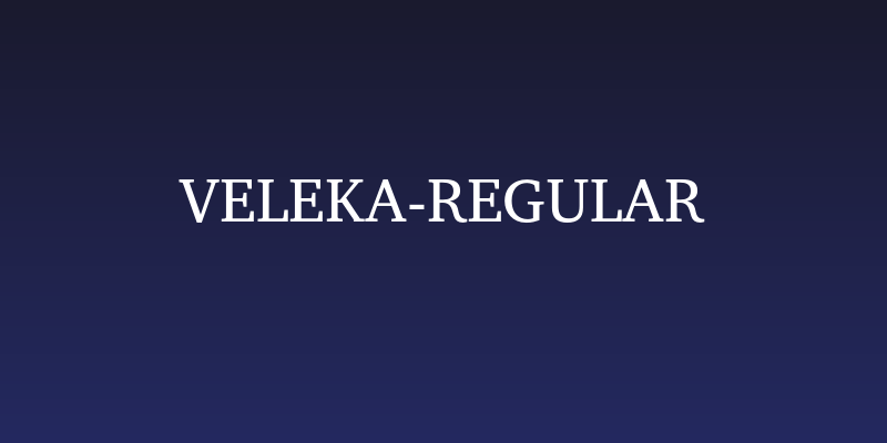 Veleka-Regular Social Header