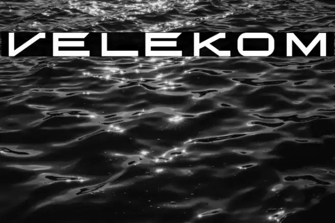 Velekom Font examples
