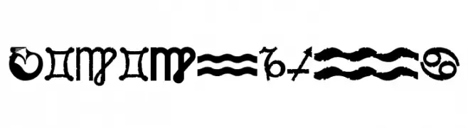 Velezodiac  フリーフォントのダウンロード