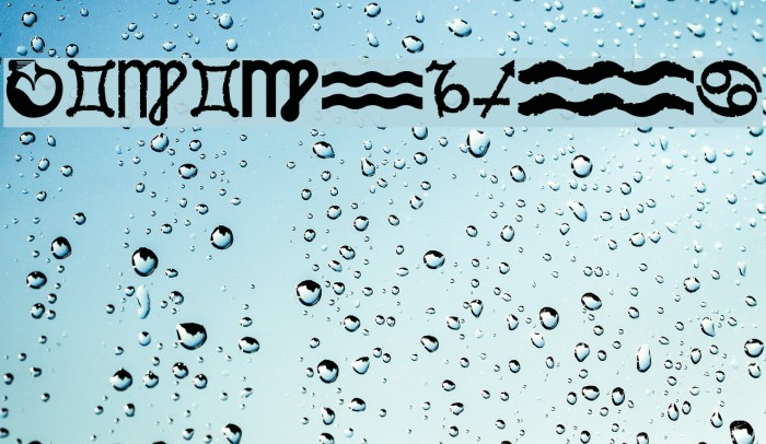 Velezodiac Font examples
