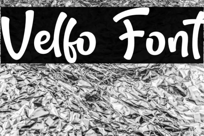 Velfo Font examples