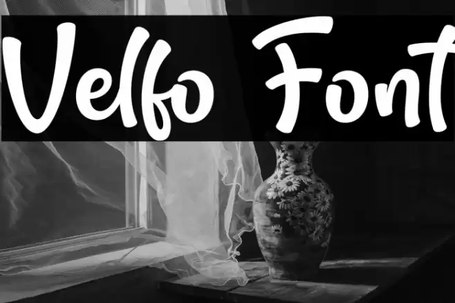 Velfo Font examples