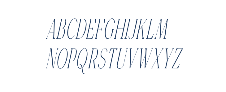 Veliora Demo Italic Uppercase