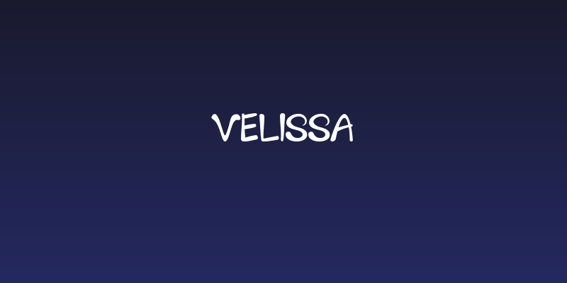 Velissa Social Header