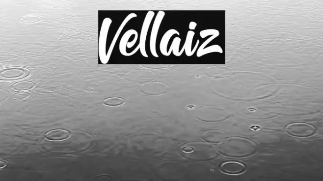Vellaiz Font examples