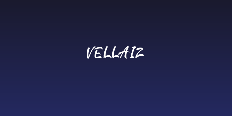 Vellaiz Social Header