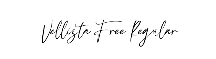 Vellizta Free Regular  フリーフォントのダウンロード