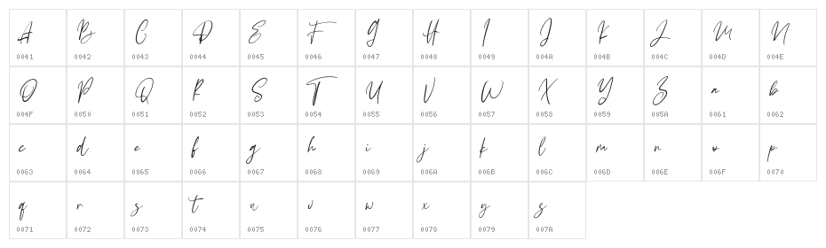 Vellizta Free Regular Character Map