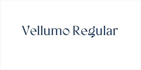 Vellumo Regular Logo