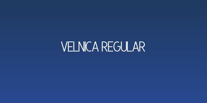 Velnica Regular Social Header