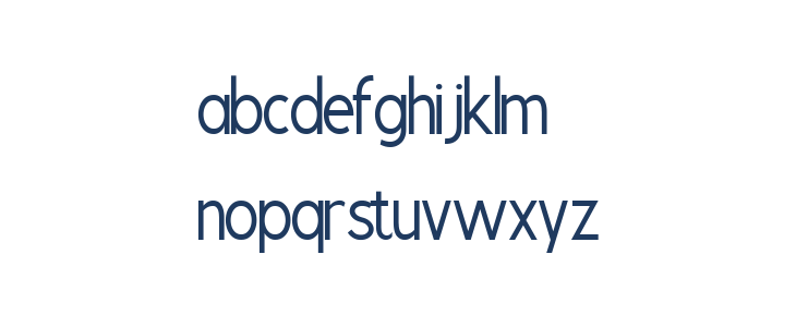 Velnica Regular Lowercase
