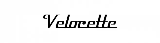 Velocette  baixar fontes gratis