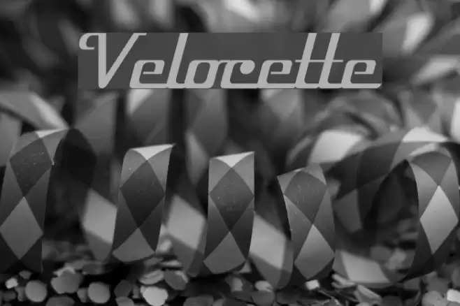 Velocette Font examples