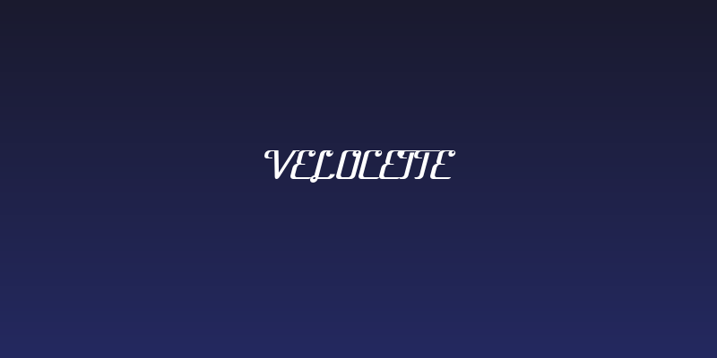 Velocette Social Header
