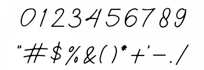 Velocity - DEMO Font OTHER CHARS