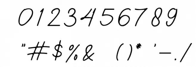 Velocity - DEMO Font OTHER CHARS