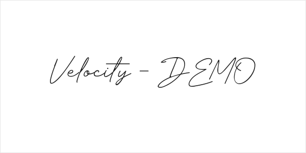 Velocity - DEMO Logo