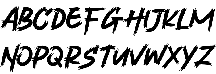 Velocity Vipers Font UPPERCASE