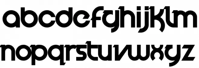 Velocity Schriftart Groß