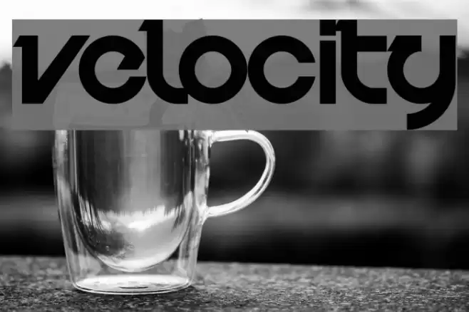 Velocity Font examples