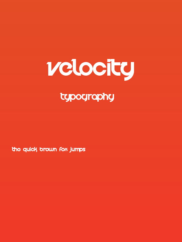 Velocity Poster