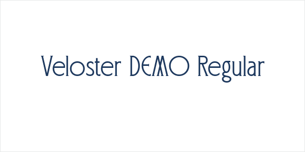 Veloster DEMO Regular Logo