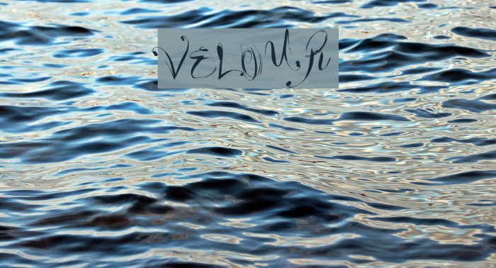 Velour Font examples