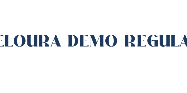 Veloura Demo Regular Logo