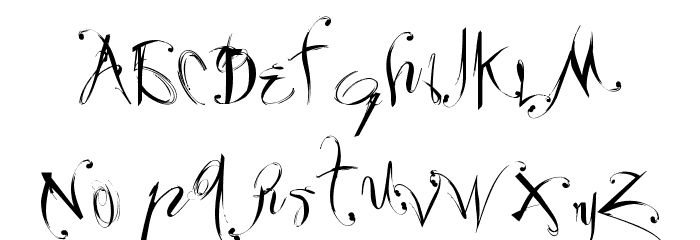 Velour Font LOWERCASE