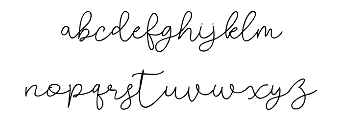 Veltloved Schriftart Kleinbuchstaben