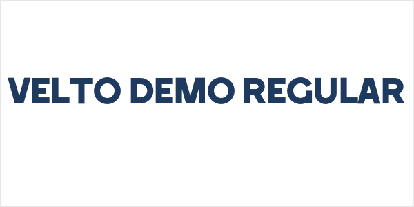 Velto Demo Regular Logo