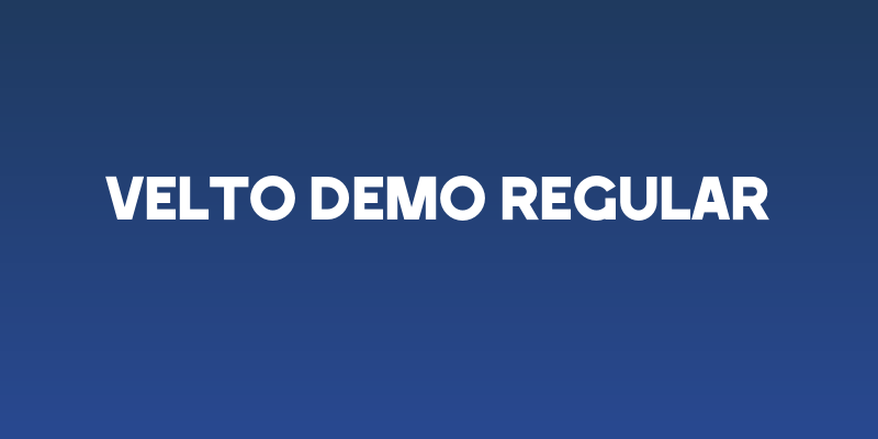 Velto Demo Regular Social Header