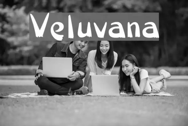 Veluvana Font examples