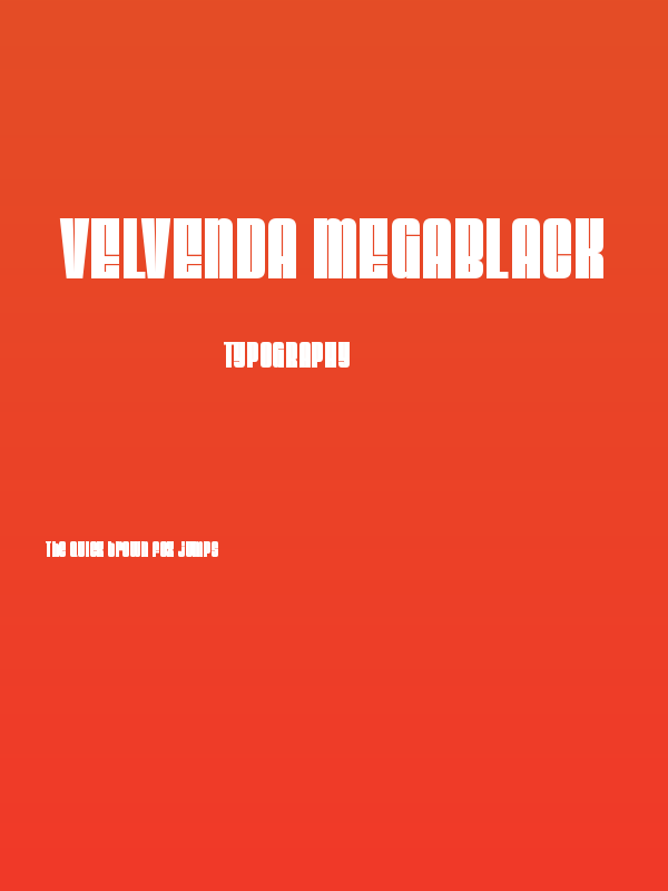 Velvenda Megablack Poster