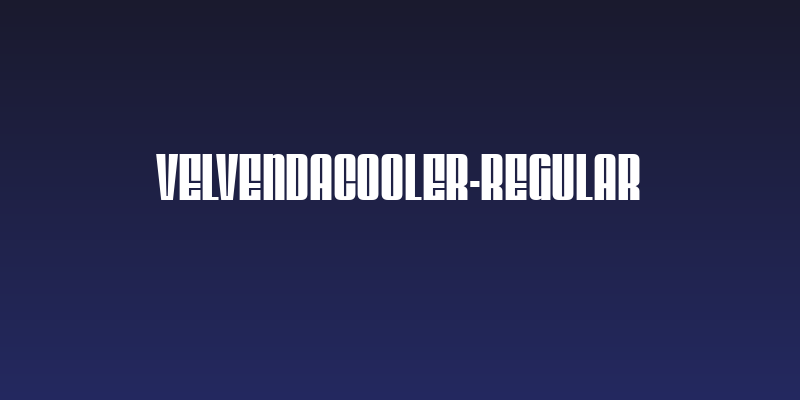 VelvendaCooler-Regular Social Header