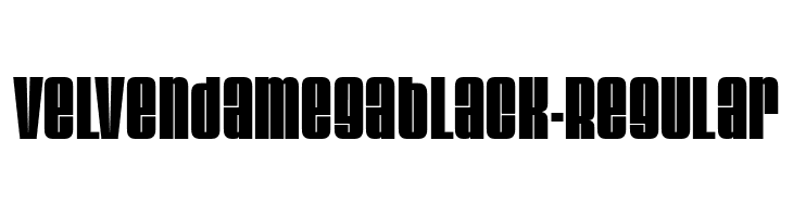 VelvendaMegablack-Regular  baixar fontes gratis