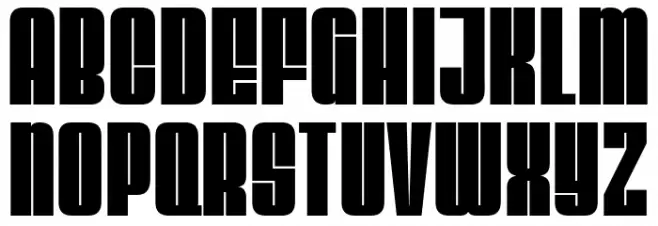 VelvendaMegablack-Regular フォント 大文字
