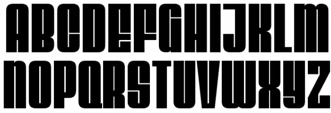 VelvendaMegablack-Regular フォント 大文字