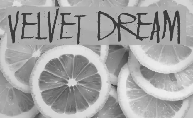 Velvet Dream Font examples