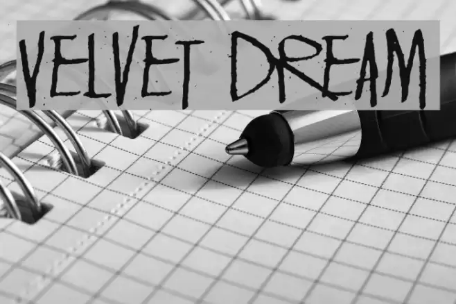 Velvet Dream Font examples