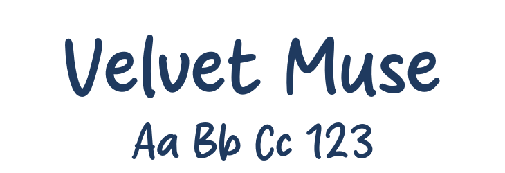 Velvet Muse Font Preview