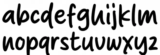 Velvet Muse Schriftart Kleinbuchstaben