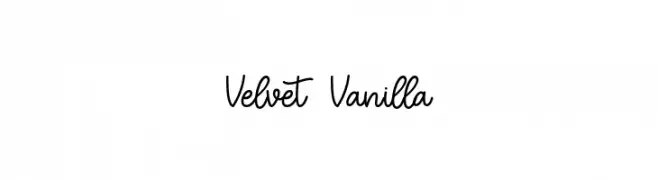 Velvet Vanilla  Frei Schriftart Herunterladen