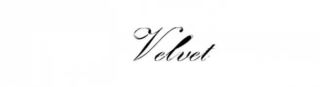 Velvet  Frei Schriftart Herunterladen