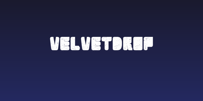 VelvetDrop Social Header