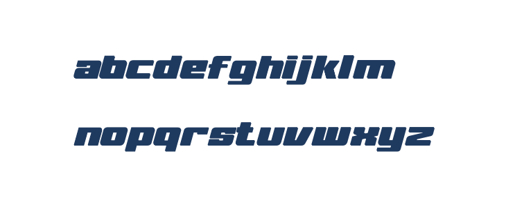 VelvetQuilt Display font Lowercase