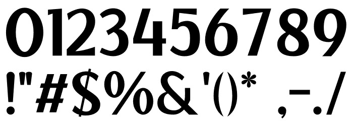 Velvetta Font OTHER CHARS